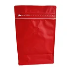 Packaging Custom Packaging Bags Food Packaging Bags Red Printed Flat Bottom Bag