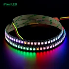 Led Strip Flexible 144 Leds Programmable WS2812B WS2811 Led Flexible Strip With Black Pcb Led Streifen