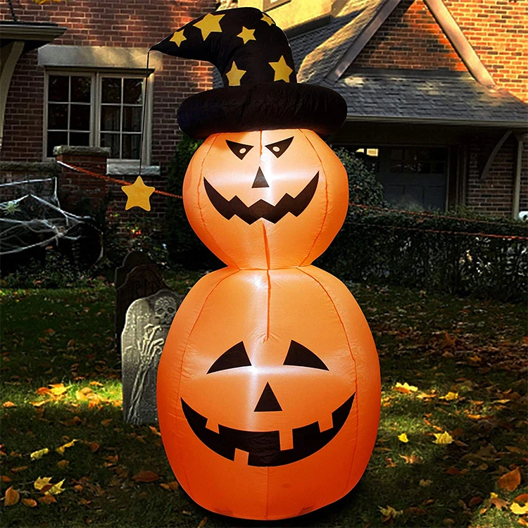 inflatable pumpkin hat