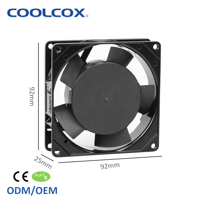 Brushless Electric Auto Fan, AC9225, 92X92X25MM, Axial - detail 2