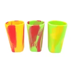 Glass Cup Hot Sell Silicone Pint Glass BPA-Free Shatter-proof Unbreakable Silicone Beer Drinking Cup