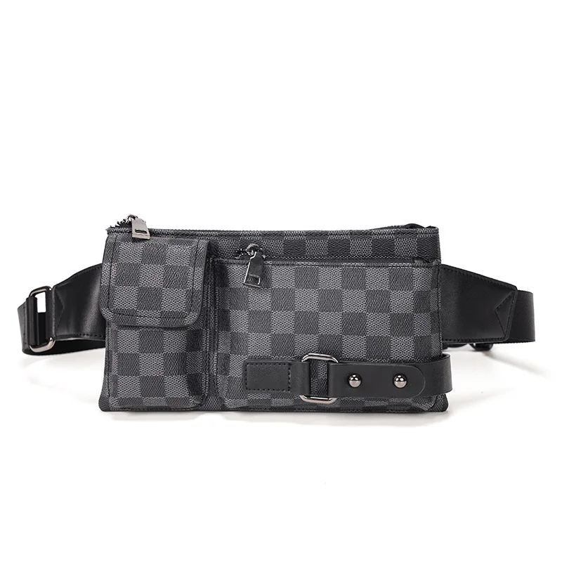 Pattern Sling Chest Shoulder Waist Bag 