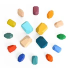 Games Wooden Toy For Kids 2021 New Creative Kids Games Wooden Stacking Stones Wooden Toy For Kids