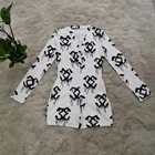 Adult Onesie High Elastic Sleepsuit Pajamas Sleepwear Print Adult Sexy Onesie V Neck Designer Oneies Wholesale