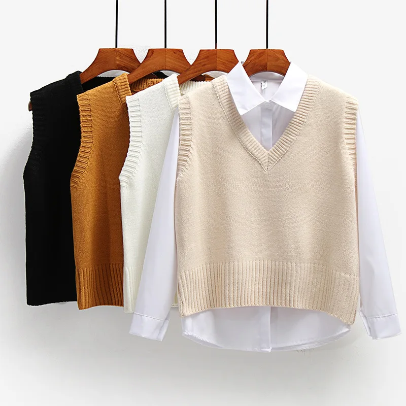 Women Sweater Vest Spring 2022 Autumn 