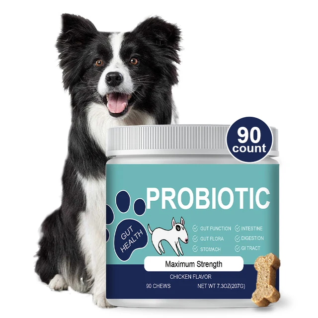 Custom Boosting Canine Digestion and Immune  System Support with Grain-Free Probiotic and Minerals Gut Health Dog Soft Chews