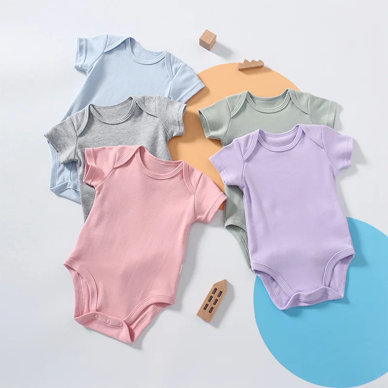 manufacturer wholesale baby one sie clothing cute baby romper 100% cotton baby bodysuit