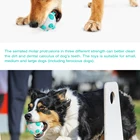 Food Toy Amazon New Pet Training Supplies Tough Molar Teeth Cleaning Food Dog Chew Ball Thrower Toy