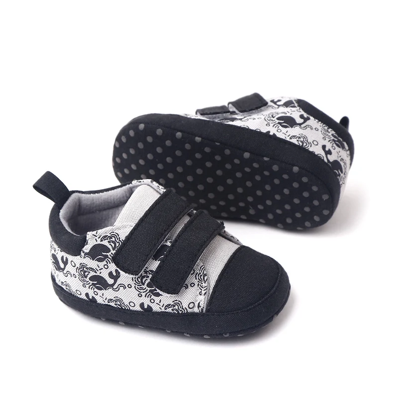 Spring and Autumn New Animal Pattern Soft Soled Infants Casual Walking Shoes for Baby Boys supplier
