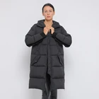 Coats Black Woman Coat Black Plus Size Hooded Fake Down Out Wear Jackets Coats For Women Winter Fashion