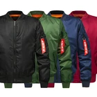 Nylon Jackets Nylonnylon Wholesale Men's Embroidery Logo Heavy Weight Nylon Fabric Quilted MA1 Flight Bomber Jackets