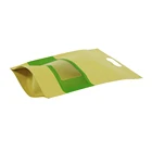 Packaging Pouch Plastic Bag Packaging Plastic Bag 250g 500g Flat Bottom Food Packaging Pouch Plastic Packaging Bag