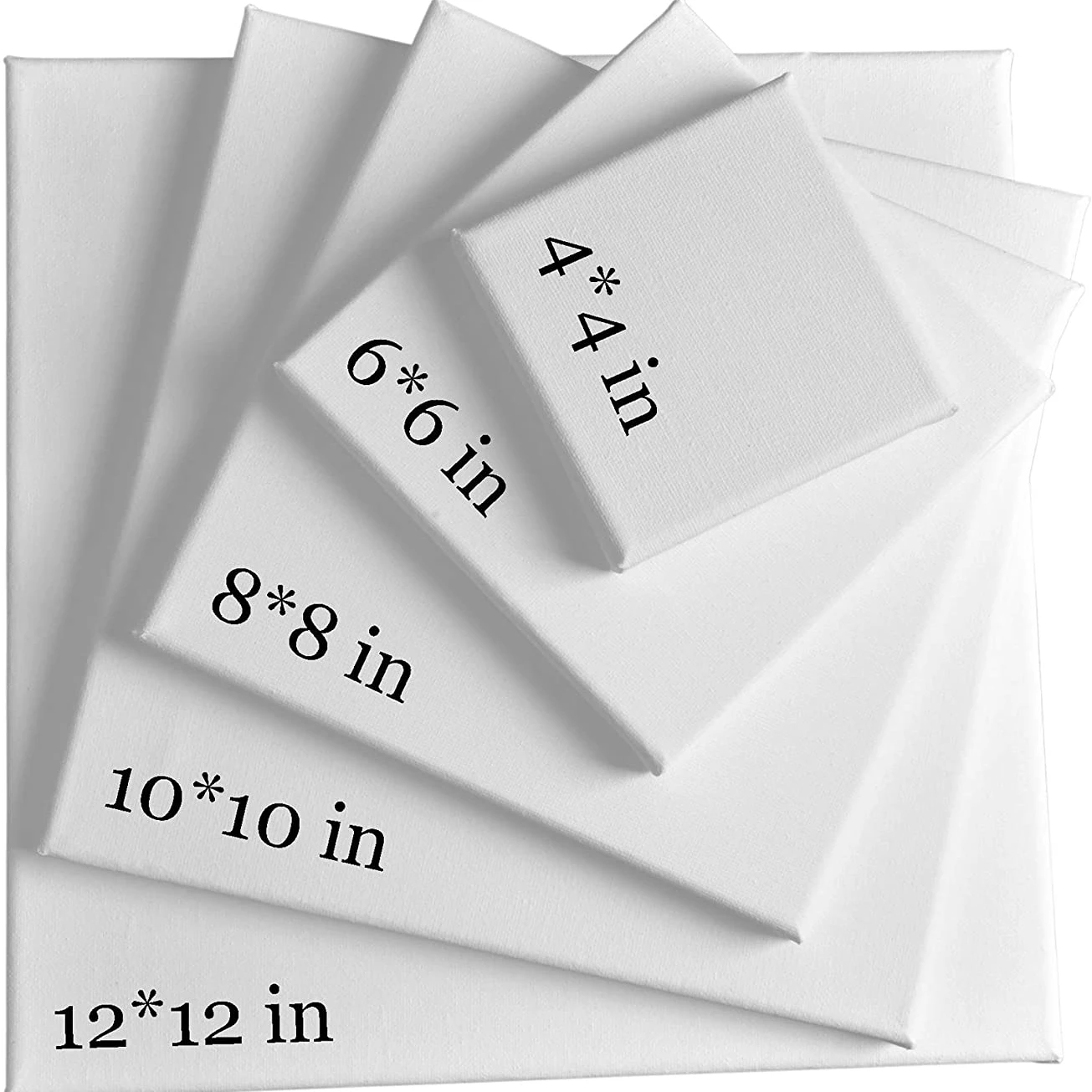 Professional Stretched Canvas Board with 380+/-50 Thickness and Eco-Solvent Latex UV Ink Support in White Color