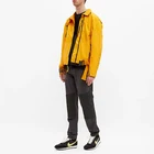 Garment Dyed Jackets 68% Cotton 32% Nylon Garment Dyed Funnel Neck Integrated Belt Yellow Jackets