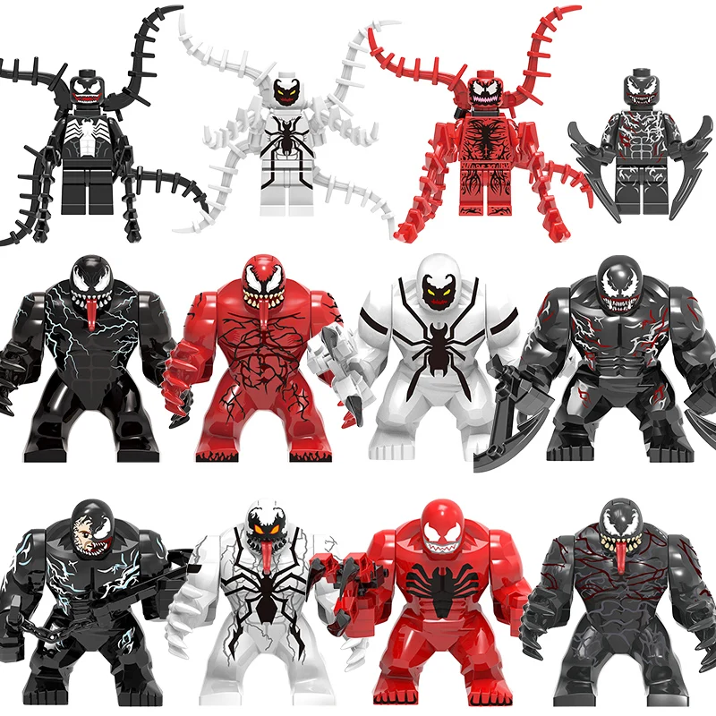 Large Super Heroes Anti Venom Riot Movie Figure Set Building Block Brick 