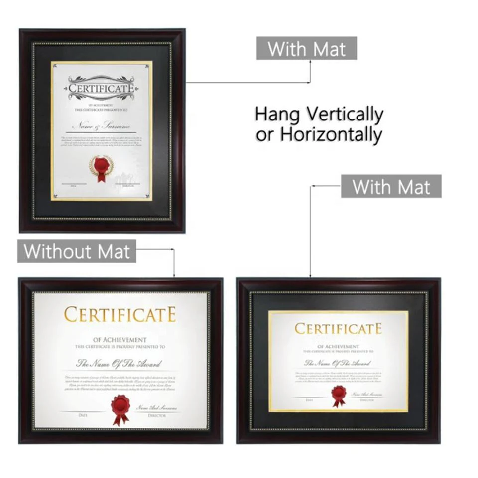 Wholesale A4 11x14 Graduation PS Certificate Frame Diploma Frame Document Frame manufacture