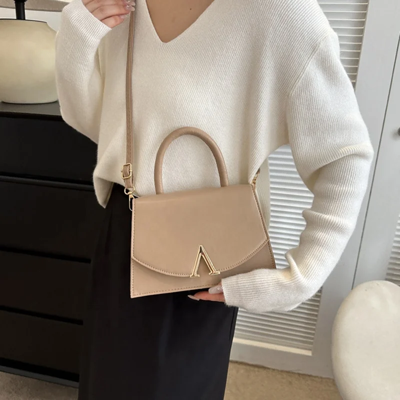 Trending Ladies Elegant PU Leather Designer Messenger Bag Tote Purses Luxury Branded Shoulder Bags for Women