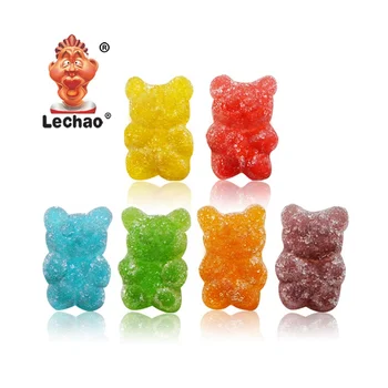 Sour Bear Gummy Candy Bulk Candy Manufacturer Halal animal shape sugar costed candy