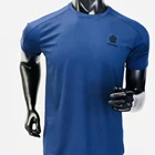 Men's Polyester Short T-shirts Quick Dry T Shirt Sport Casual Gym T Shirts Blank T-shirt Active Wear