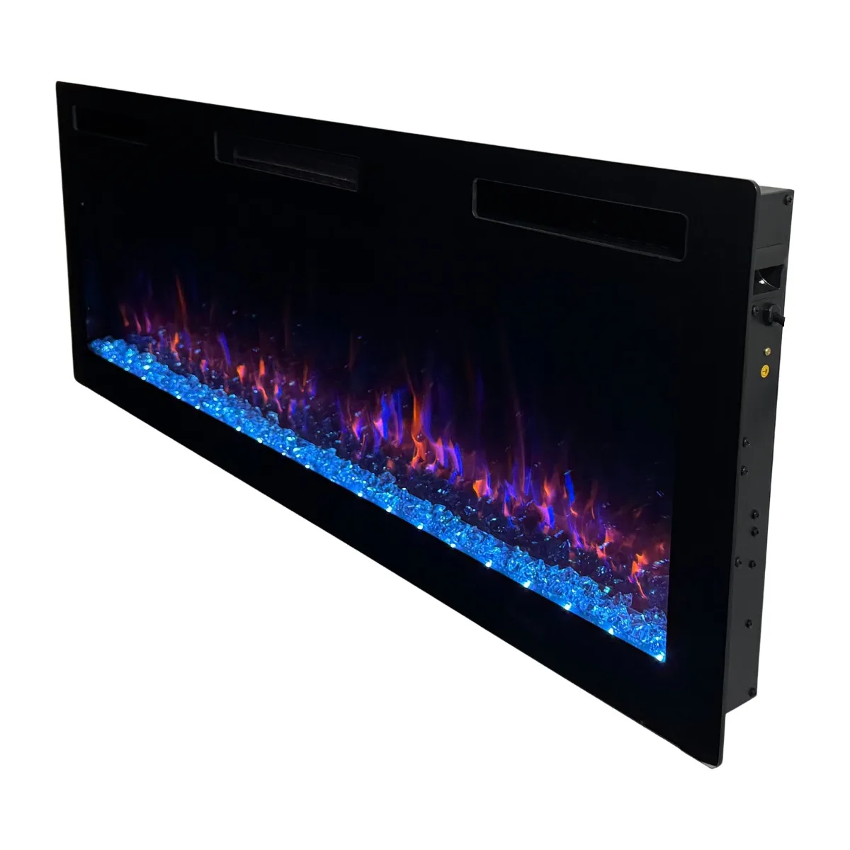 Slim Electric Insert Fireplace, 36"/42"/50"/60"/72", Wall - detail 14