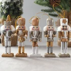 Christmas Ornament Nutcracker Design Hot Selling Mini Outdoor Christmas Ornament Nutcracker Pendant