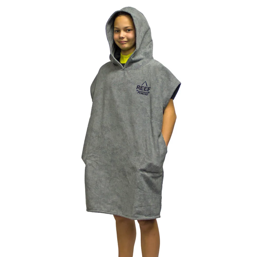 beach changing robe swimwear hooded towel recycled printed poncho bath towel