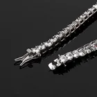 Diamond Jewelry 3mm 4mm 5mm Hip Hop 18K Gold Diamond Women Zirconia Tennis Necklace Iced Chain Jewelry