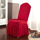 Banquet Chair Cover 2020 Wholesale Luxury Jacquard Banquet Restaurant Spandex Chair Cover