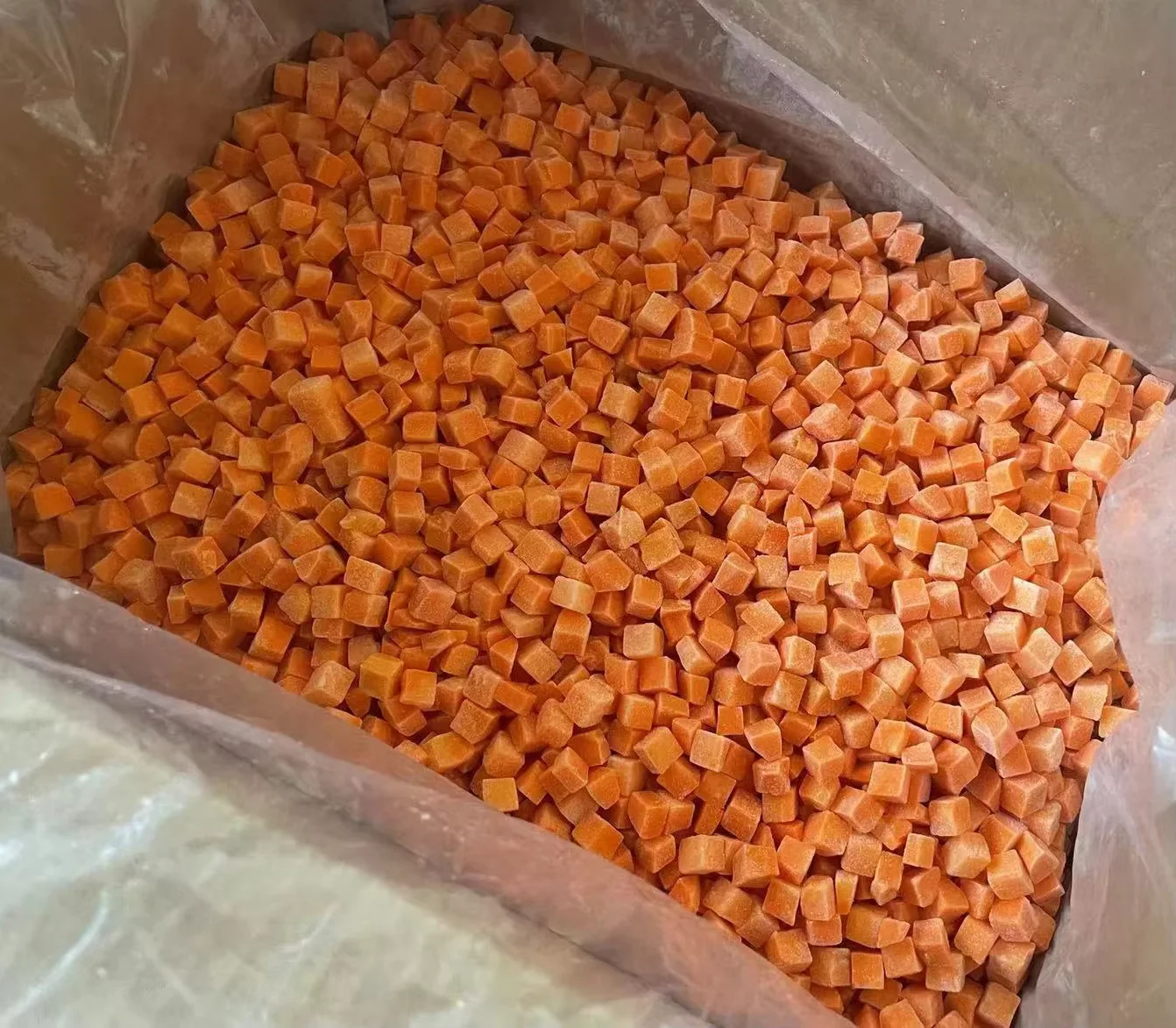 Wholesale Bulk 10kg Per Box Frozen Pumpkin Diced Iqf Pumpkin Chunks Frozen Vegetables details