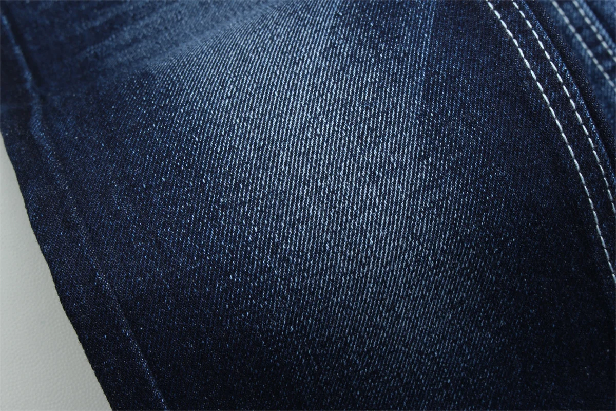 12.5 oz 100% Cotton Rigid Denim Fabric with 3/1 Right Hand Twill Weave for Jeans 70/71" Width