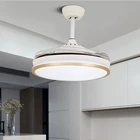 Fans Fan 2021 High Quality Best 42 Inch Invisible Ceiling Fans Blade With Light Brand And Remote LED Ceiling Fan With Light