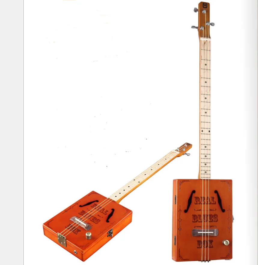 3 Cuerdas Caja De Cigarros Guitarra Diapasón Bricolaje Piezas Luthier Para Amantes Musicales 