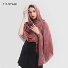 Scarf High Quality Cheap Custom Latest Style Dirty Dye Cotton Bandana Headband Scarf For Women