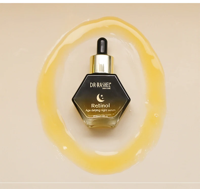 DR RASHEL Age-Defying Night Serum Firming Liquid ODM Home Use Anti-Aging Skin Repair Serum with Hyaluronic Acid for Face Body