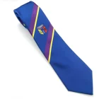 School Tie High Quality Blue Clour Junior High School Logo Handmade Silk Tie