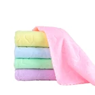 Kids Towel Organic Towels Soft Organic Reusable Travel Quick Dry Kids Hand Cleaning Micro Fiber Baby Face Towel