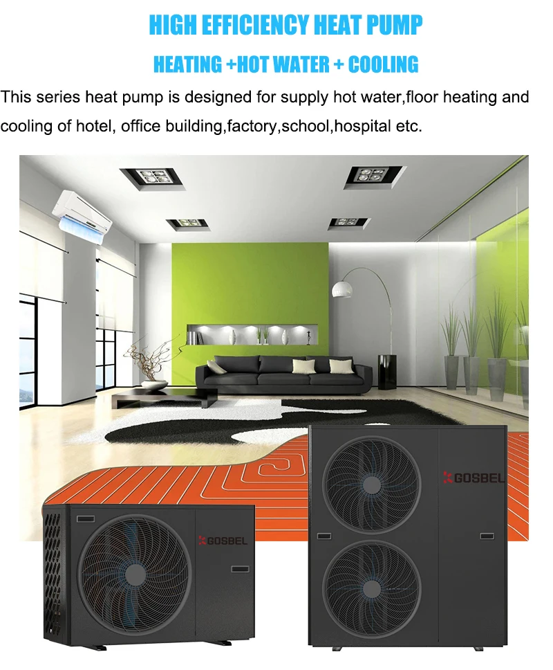 Inverter Heat Pump, GOSEBL, 10KW, 15KW, 20KW - detail 2