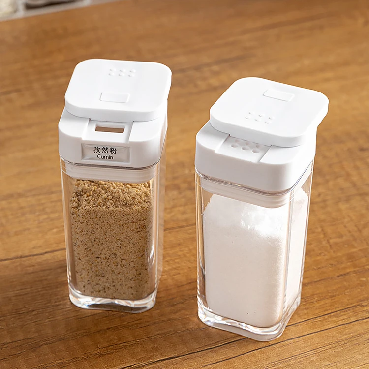 Seasoning Box Set Container Kitchen Utensils Storage Bottles & Jar Organizer Tool Plastic Spice Box Set