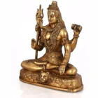 Brass Shiva Statue Brass Metal Hindu God Shiva Bronze Statue
