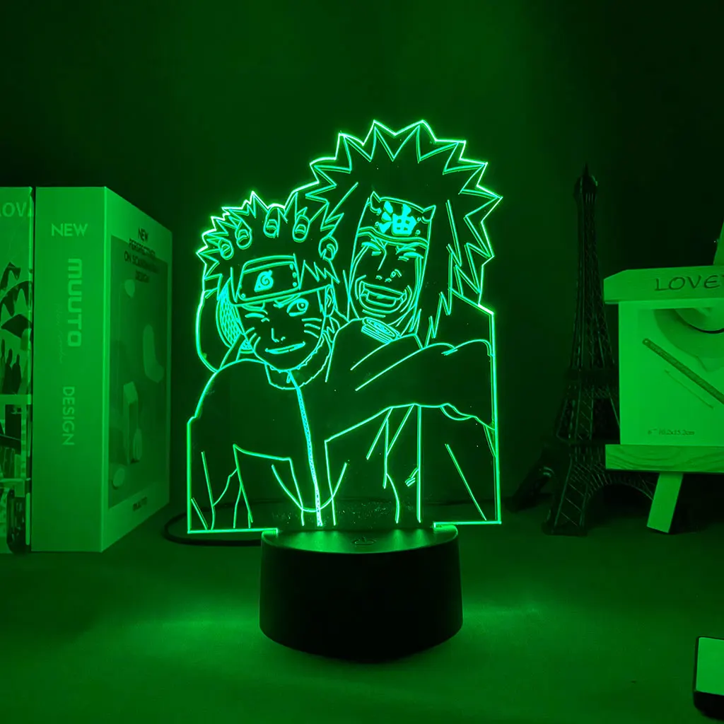 sensor night light birthday gift for boyfriend naruto 7 colors