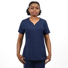 Hot Sale Nurse Uniform Women Scrub Top and Pant Medical Scrubs