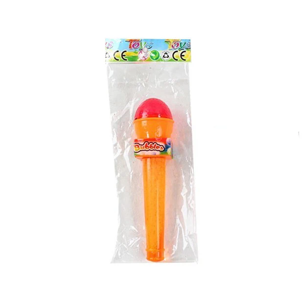 27ML Creative Fun Mini Microphone Toy Bubble Water Toy Can Hold Candy Multi-functional Design Toy Candy Gift for Kids