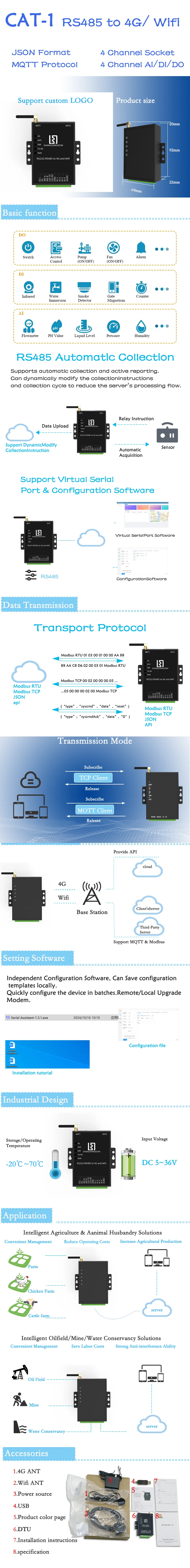 Ec Motors, CAT1, RTU, JSON, MQTT - detail 8