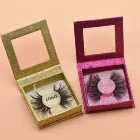 Cheap Vegan Handmade 3d Faux Mink Eyelashes Synthetic Lashes Silk Eyelash Vendor With Packaging Private Label Box