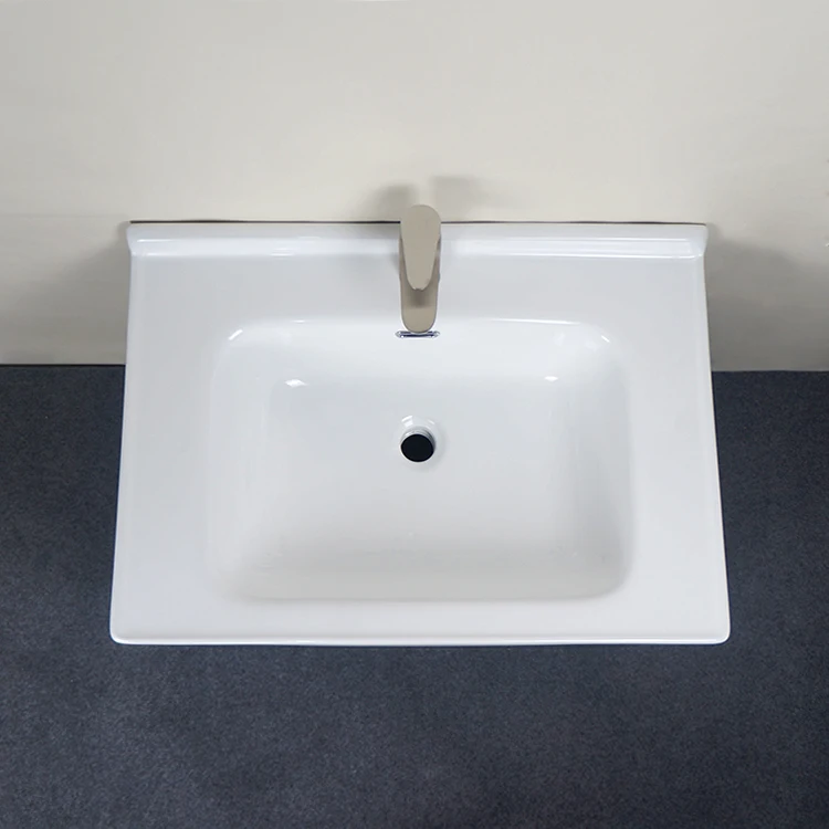 Tarpul European Style Blue Wall-Mounted Bathroom Vanity Cabinets Modern Design Sanitary Ware Bath Set for Home or Hotel manufacture