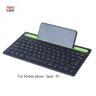 Tv Mobile Super Slim Mini 76 Keys Blue-tooth Keyboard Android Tv Box BT Wireless Keyboard For Pad Mobile Phone