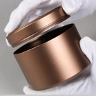 Small Tin Can Custom Empty Round Small Herb Tin Canister Coffee Metal Box Tea Tin Can