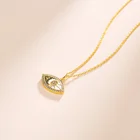 New Eye Pendant Eye Necklace Jewelries Pendant CDE New Design Fashion Women Eye Gold Pendant Necklaces Jewelry 2021