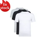 3 Pack Soft Comfy Crew Neck Tees Men'S Bamboo T-Shirt