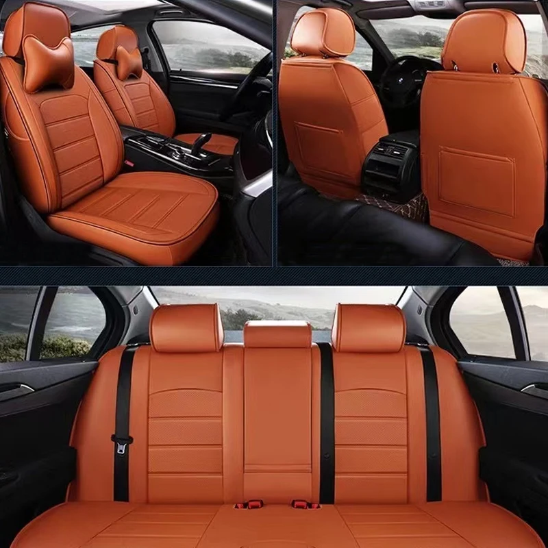 Full Set Waterproof Leather Original Custom Car Seat Cover For